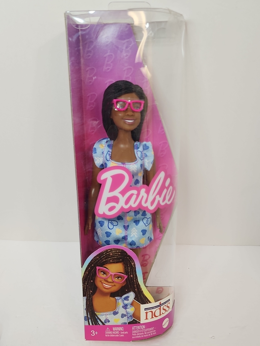 Barbie Fashionistas #229 Down Syndrome Doll NDSS Heart Dress NRFB 2024